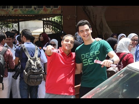 صدى البلد | فرحة بين طلاب الثانوية العامة بعد امتحان الاقتصاد والاحصاء