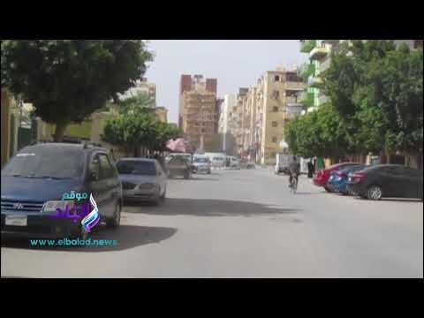 صدى البلد | شوارع الفيوم خالية من المارة والسيارات بسبب حرارة الجو