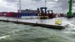 Tempête : des containers s'envolent au port !