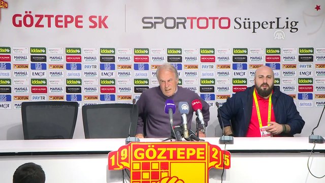Maçın ardından Mustafa Denizli - İZMİR