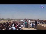 صدى البلد | تكبيرات المواطنين أثناء تشييع جنازة مأمور مركز طامية