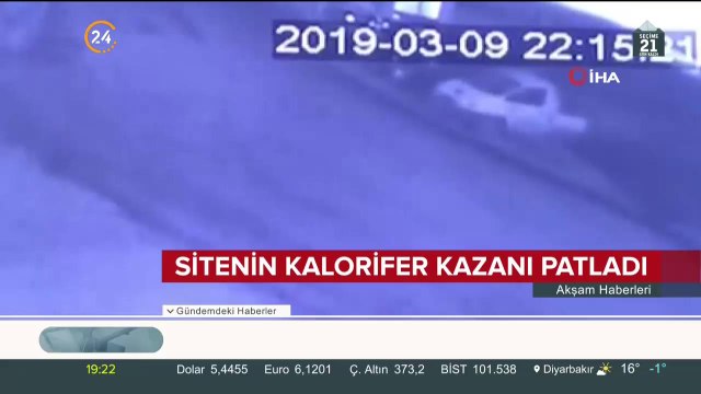 Trabzon'da kalorifer kazanı patladı, ortalık savaş alanına döndü