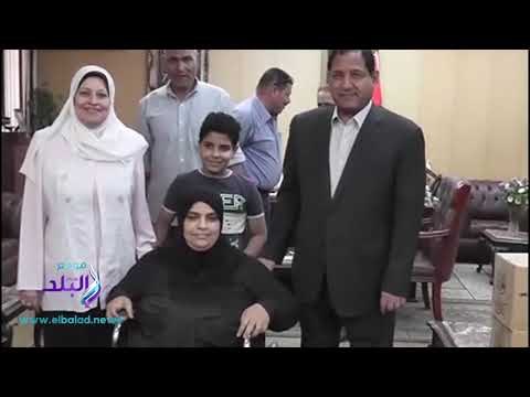 صدى البلد |محافظ الغربية يخصص شقة سكنية ويوفر كرسى متحرك لاحدى الحالات الانسانية بالسنطة