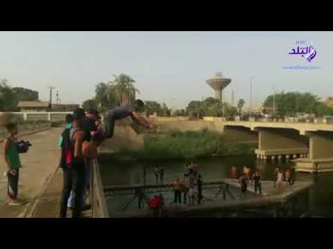 صدى البلد | الترعة الابراهيمية مصيف الغلابة بأسيوط