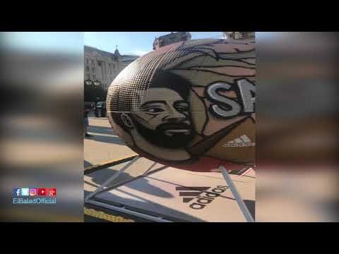 صدى البلد | تيشيرت محمد صلاح يزين شوارع روسيا