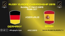 GERMANY / SPAIN - RUGBY EUROPE CHAMPIONSHIP 2019