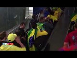 صدى البلد | لحظة خروج جماهير البرازيل بعد مواجهة كوستاريكا في كأس العالم.