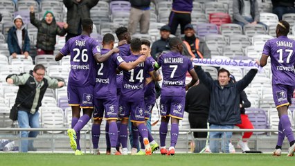 Le but du succès toulousain contre Guingamp signé Yaya Sanogo