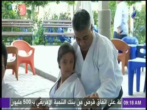 صباح البلد - كفيف يتغلب علي إعاقته ويتألق في رياضة الكاراتيه
