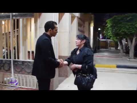 صدى البلد | مدحت العدل وجلال إبراهيم فى عزاء والدة عبد الحليم علي