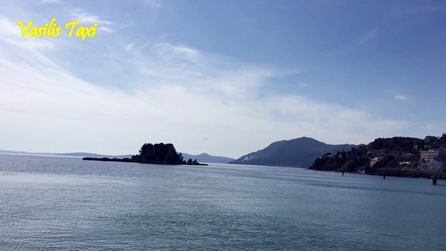 Corfu Landing overlooking Pontikonisi