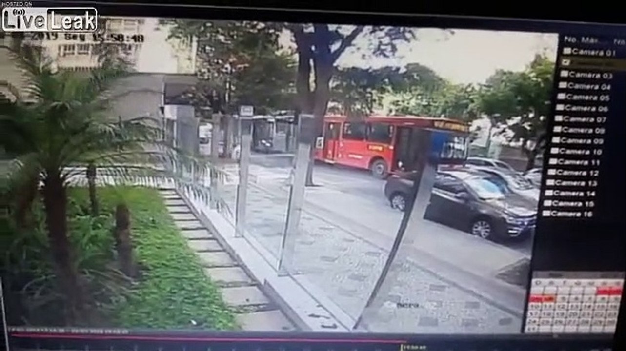 Elle fait caca derrière une voiture.. qui s'en va direct !