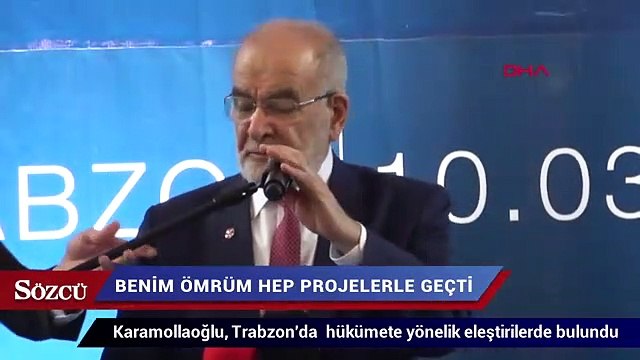 Karamollaoğlu, hükümete yönelik eleştirilerde bulundu