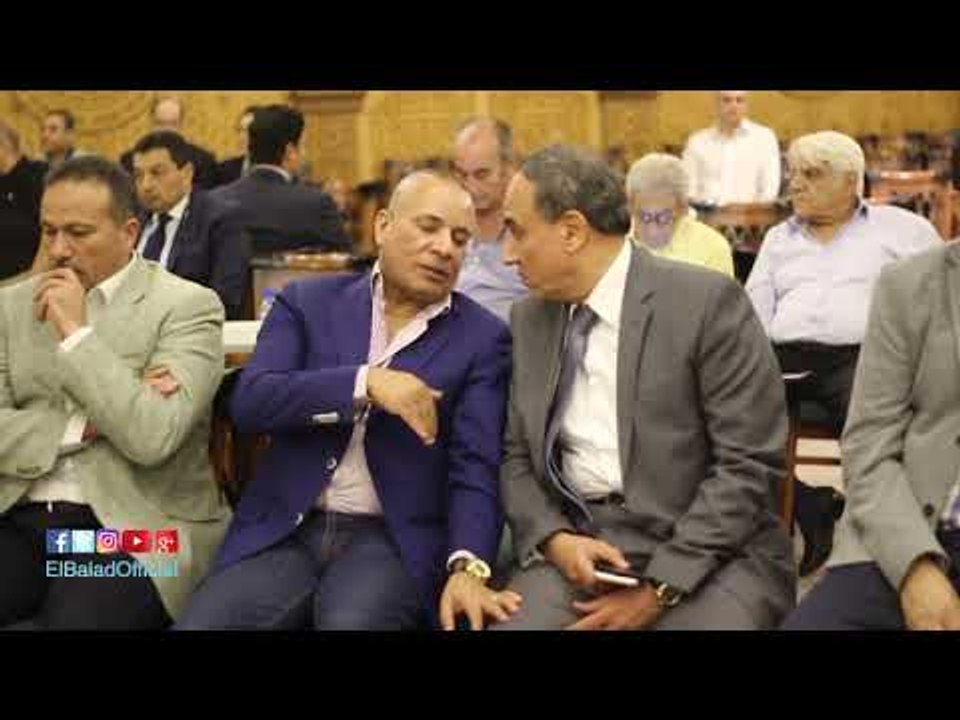 صدى البلد | نقيب الصحفيين وأحمد موسى في عزاء والدة تامر عبد المنعم