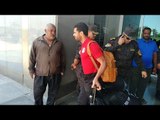 صدى البلد | مجدى عبد الغنى واحمد فتحى يغادرون مطار القاهرة