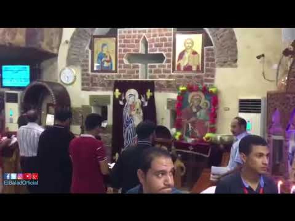 صدى البلد | الاقباط  يحتفلون بعيد حالة الحديد بأسيوط