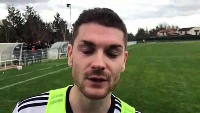 R1 (17ème journée) – Florian ODIN réagit après le nul du FC DOMTAC à MDA Foot B