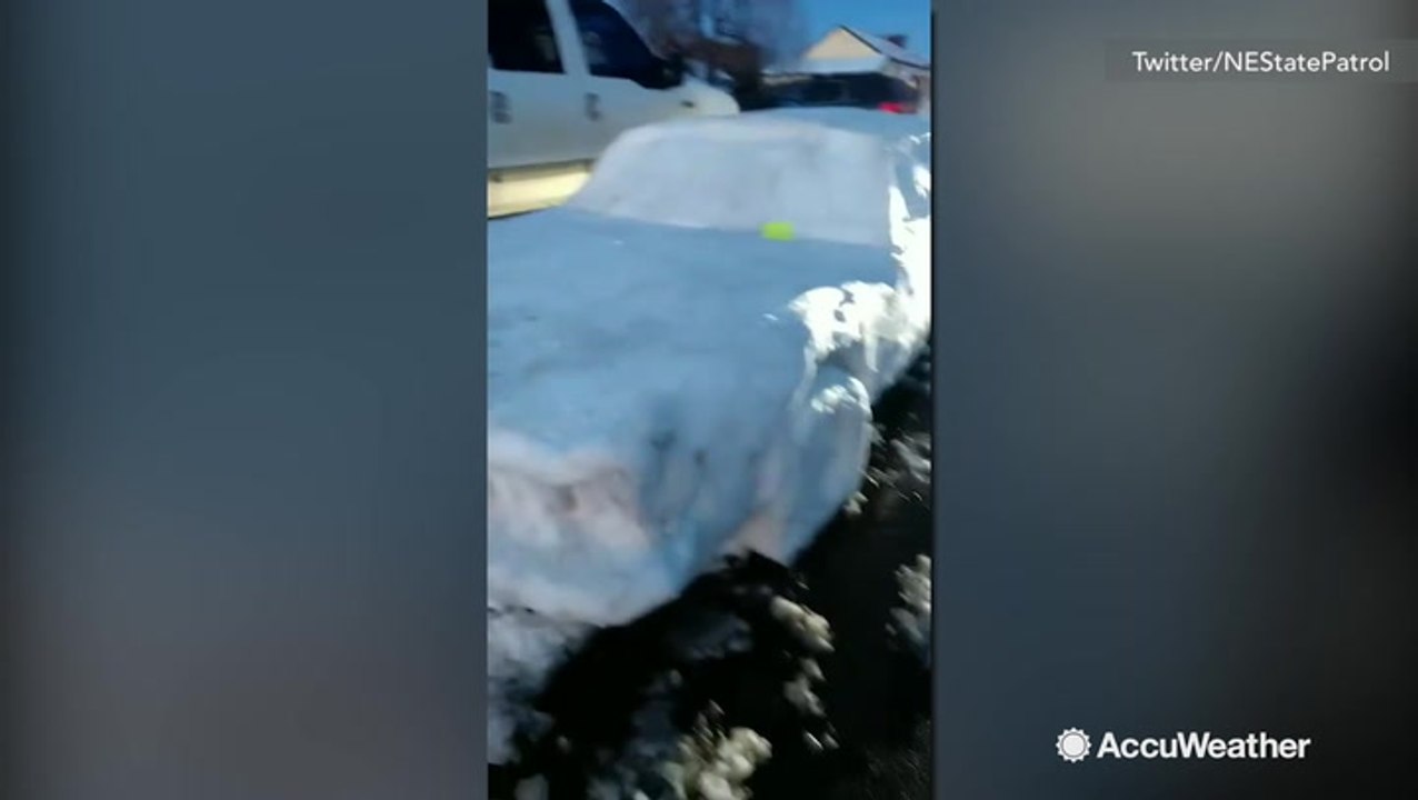 There's snowmen and now there's snow cars