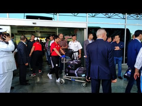 صدى البلد | الحزن يخيم على لاعبي المنتخب فور وصولهم مطار القاهرة