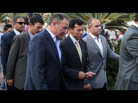 صدى البلد | وزير الرياضة يودع الخطيب ومجلس إدارة النادي الأهلي