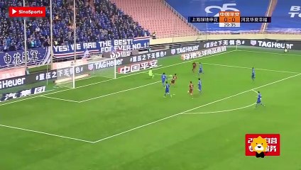 هدف أيوب الكعبي الجميل أمام شنغهاي شنهوا