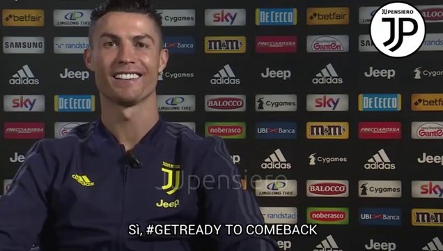 CRISTIANO RONALDO carica la JUVENTUS verso Juve-Atletico: Dobbiamo vivere una notte speciale. GETREADY TO COMEBACK! ★ Intervista integrale CR7 ★ 10.03.2019