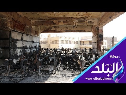 صدى البلد | داخل مستشفى الحسين بعد الحريق