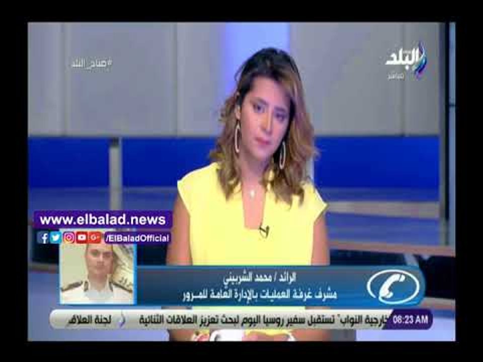 صدى البلد | المرور: انقلاب سيارة نقل في منزل كوبري قليوب