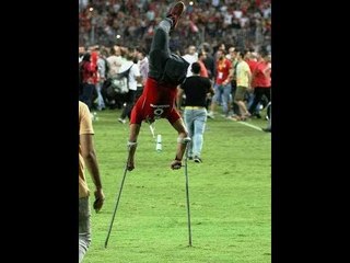 صباح البلد - الفيفا تعتمد صورة مصرى من ذوى الاحتياجات الخاصة أثناء احتفاله، كتجسيد للإرادة والامل