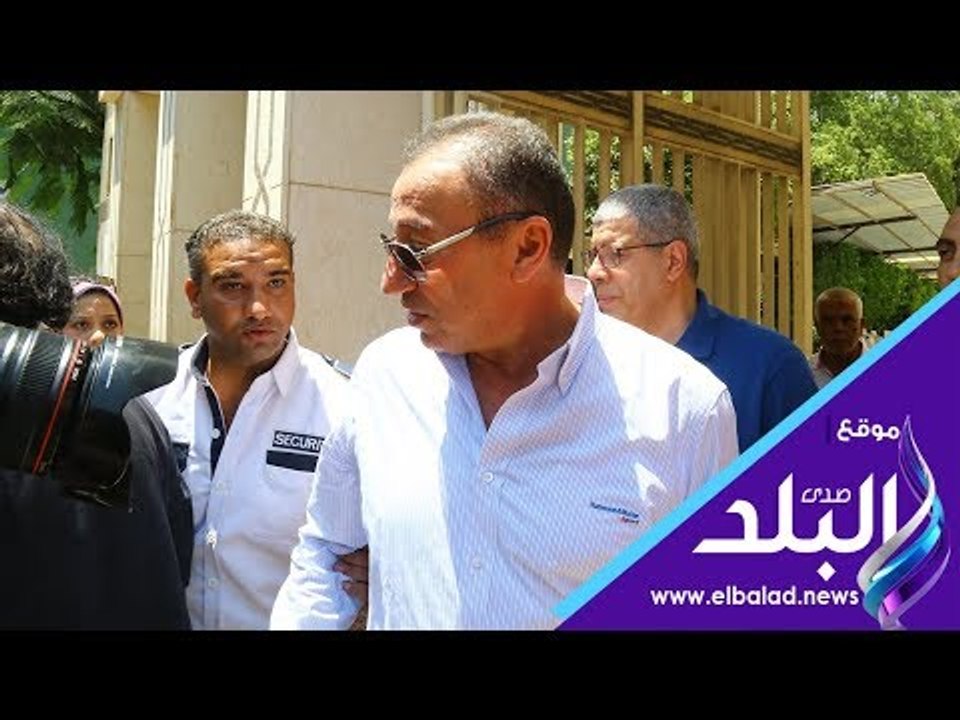 صدى البلد | الخطيب يشارك فى جنازة والد زوجة الإعلامى أحمد شوبير