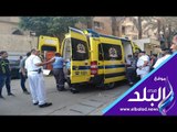 صدى البلد | نقل 20 مصابا من قطار البدرشين إلى مستشفى الهرم