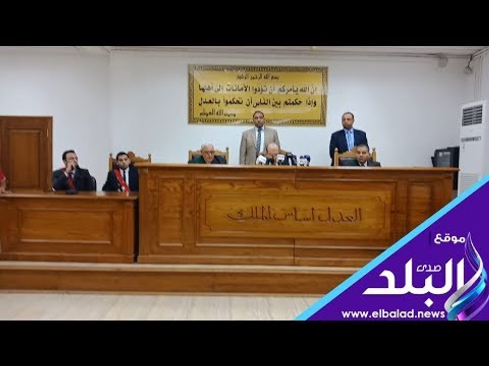 صدى البلد | مد أجل الحكم على بديع وآخرين بأحداث البحر الأعظم لـ 12 أغسطس