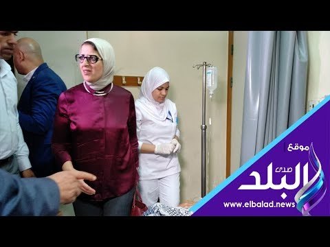 صدى البلد | وزيرة الصحة: 58 مصابا في حادث قطار البدرشين ولا وفيات