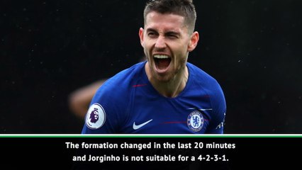 Jorginho not subbed because of his performance - Sarri