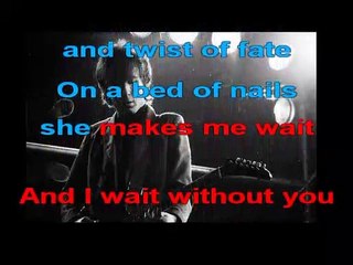 U2 - With Or Without You (karaoke)