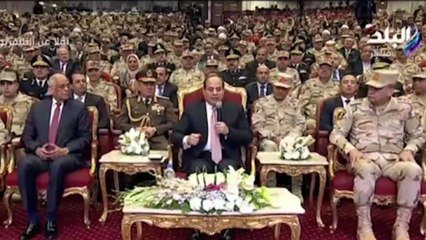 السيسي يتوعد المصريين بمحاسبتهم أمام الله