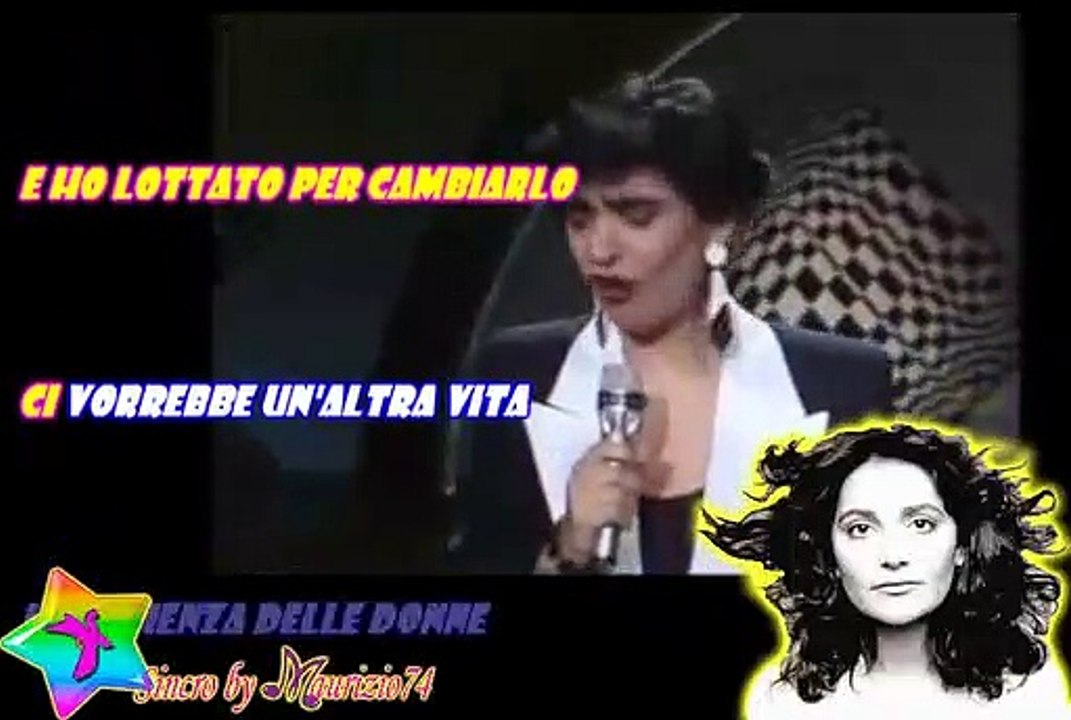 Mia Martini - Gli uomini non cambiano (karaoke)