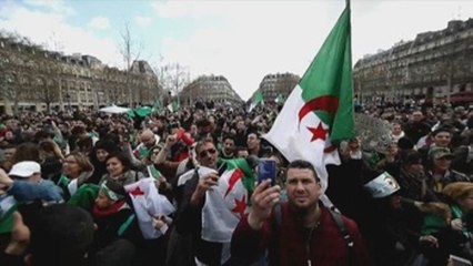 Miles protestan en Argelia y Francia contra Buteflika