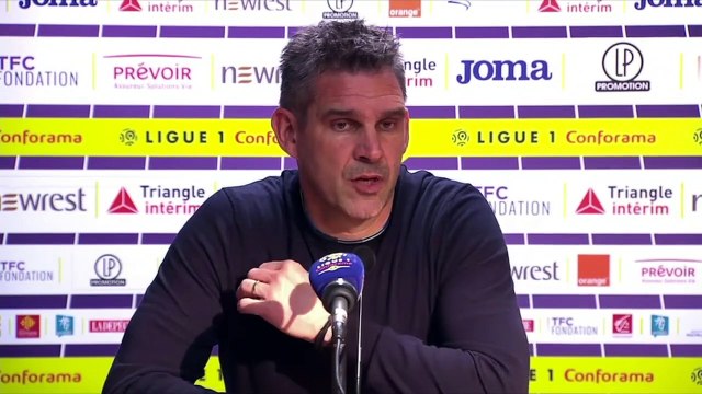 La réaction de Jocelyn Gourvennec après Toulouse - Guingamp (1-0)
