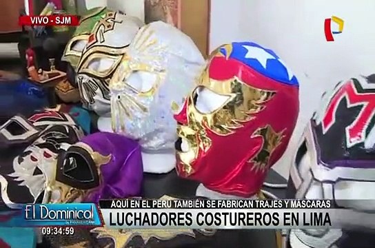 El arte de Lunatic: llamativas máscaras y trajes para la lucha libre