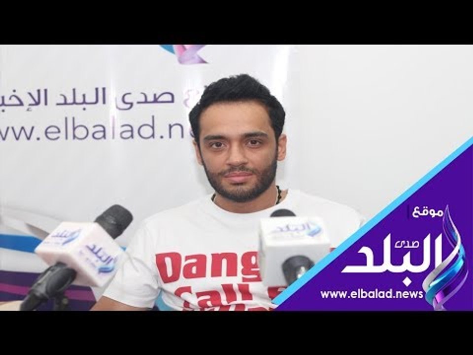 صدى البلد | كواليس ندوة المطرب رامي جمال في موقع صدى البلد