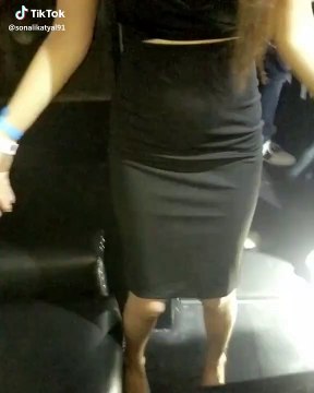 DJ Girl Enjoying the Night Party