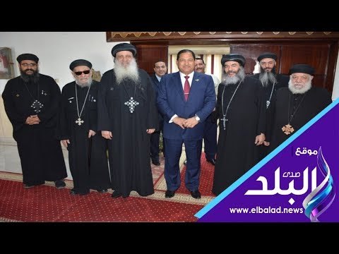 صدي البلد | محافظ الغربية يستقبل المهنئين بعيد الأضحى المبارك بمكتبه بالديوان