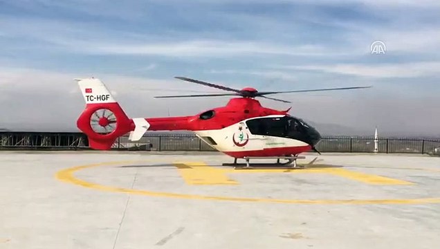 Ambulans helikopter beyin ödemi oluşan kişi için havalandı - KAHRAMANMARAŞ