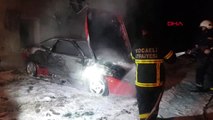 Kocaeli Hurda Otomobil Yandı, Alevler Yandaki Boş Binaya Sıçradı