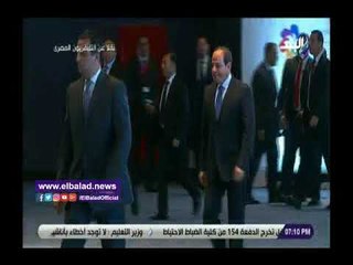 صدي البلد | تصفيق حاد لحظة وصول السيسي لـ الملتقى الأول لمدارس التربية الفكرية