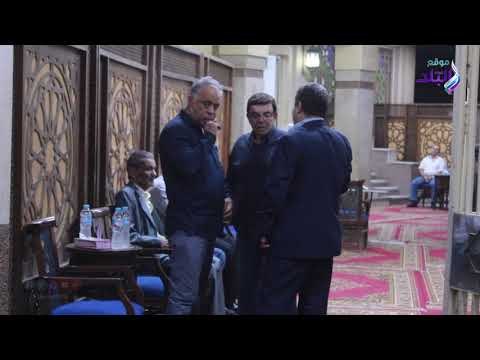 صدى البلد | سمير صبرى في عزاء جميل راتب