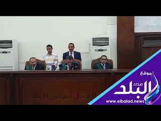 صدي البلد |  لحظة النطق بالحكم على بديع و682 آخرين بقضية أحداث العدوة