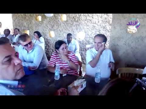 صدى البلد | وزراء الاثار والسياحة ومحافظ مطروح يتفقدون قلعة شالي الاثرية بواحة سيوة