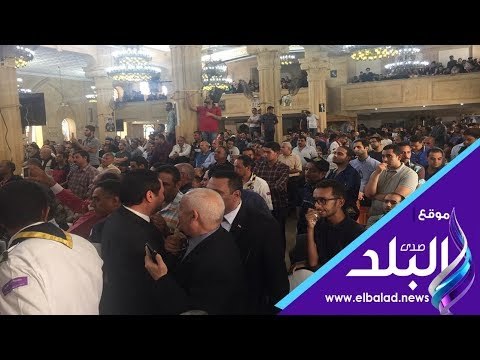 صدي البلد | تشييع جثمان الأنبا بيشوي بدير القديسة دميانة